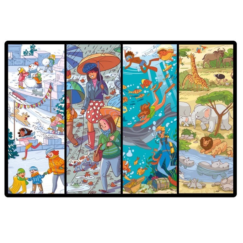 The Kids Puzzles ( 4 in 1)